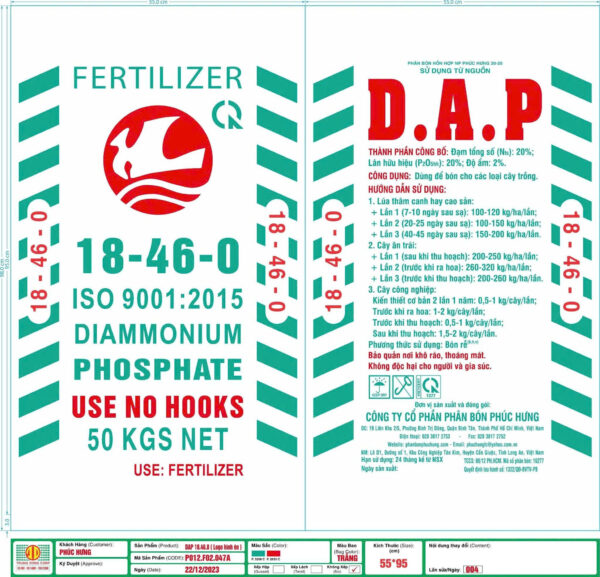 Di-ammonium Phosphate 18-46 PH - Hình ảnh 2