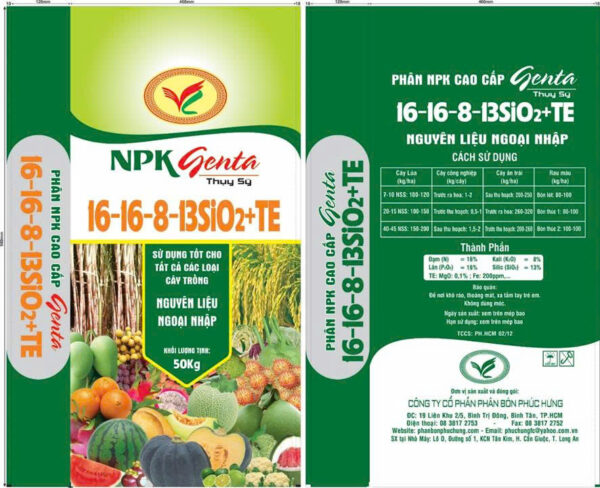 NPK PHÚC HƯNG 16-16-8 - Hình ảnh 3