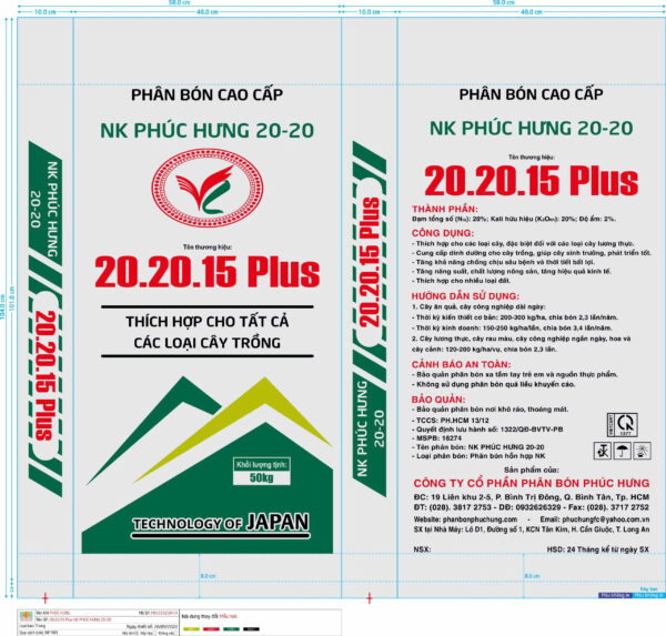 NK PHÚC HƯNG 20-20 (20-20-15 Plus)