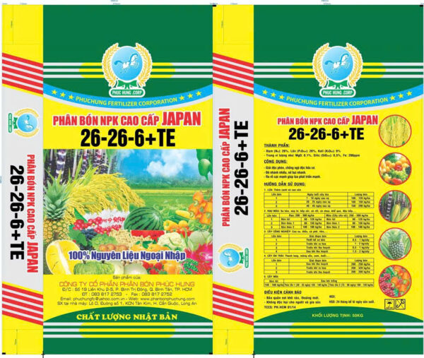 NPK PHÚC HƯNG 26-26-6