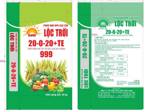 NK PHÚC HƯNG 20-20 (NPK 20-0-20) - Hình ảnh 2