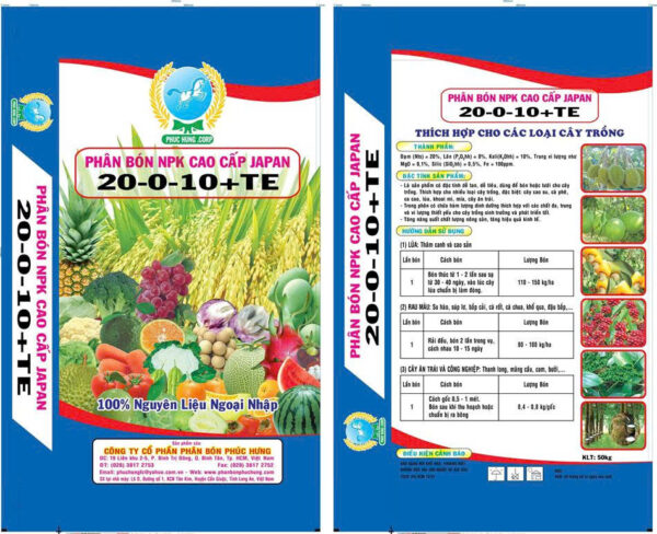 NK PHÚC HƯNG 20-10 (NPK 20-0-10) - Hình ảnh 2
