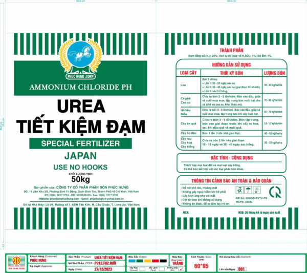 Ammonium Chloride PH (Ure 46+) - Hình ảnh 2